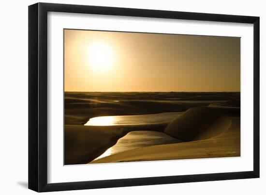 Golden Sunset-Daniel Stanford-Framed Art Print