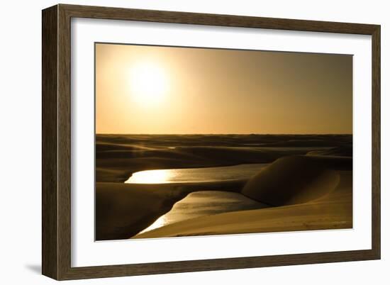 Golden Sunset-Daniel Stanford-Framed Art Print