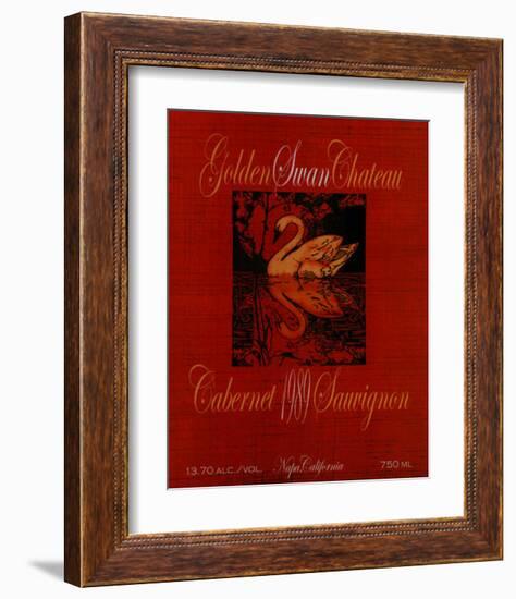 Golden Swan-Ralph Burch-Framed Art Print