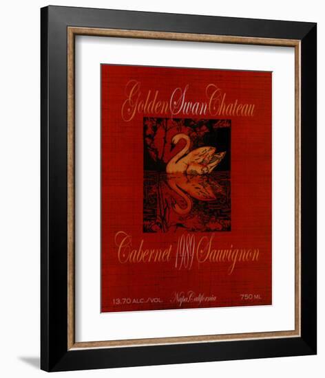 Golden Swan-Ralph Burch-Framed Art Print