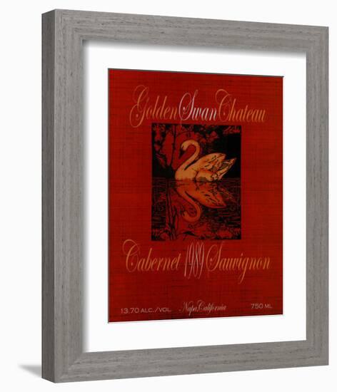 Golden Swan-Ralph Burch-Framed Art Print