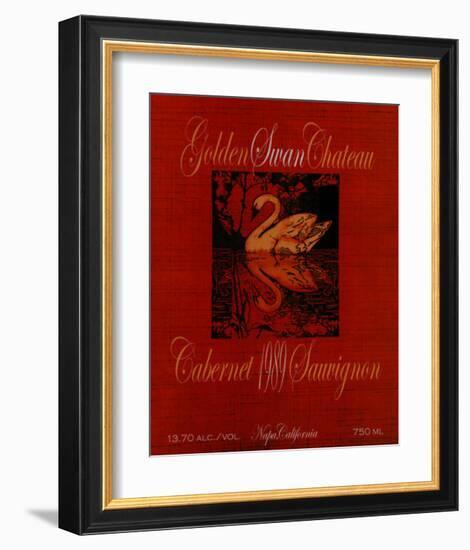Golden Swan-Ralph Burch-Framed Art Print