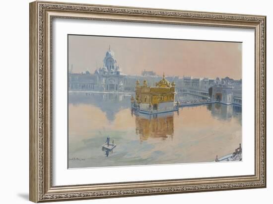 Golden Temple, Amritsar, 2013-Tim Scott Bolton-Framed Giclee Print