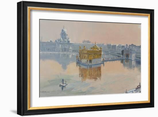 Golden Temple, Amritsar, 2013-Tim Scott Bolton-Framed Giclee Print