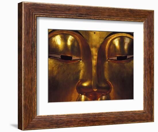 Golden Temple Buddha at Cemetary, Hong Kong-Michele Westmorland-Framed Photographic Print