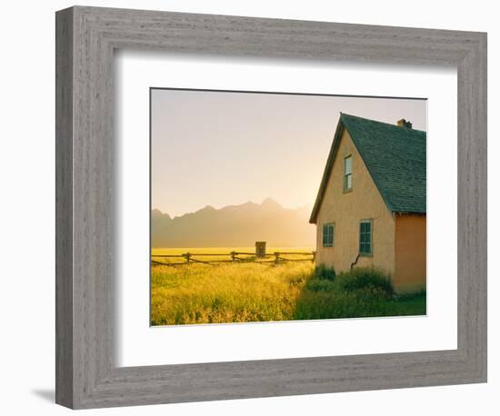 Golden Tetons-Sol Rapson-Framed Photographic Print