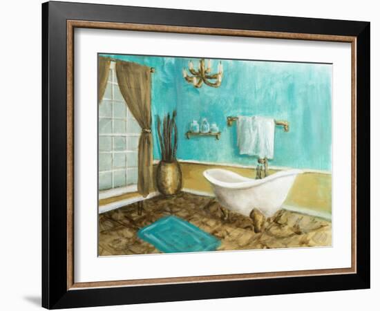 Golden Throne Room II-Walt Johnson-Framed Art Print