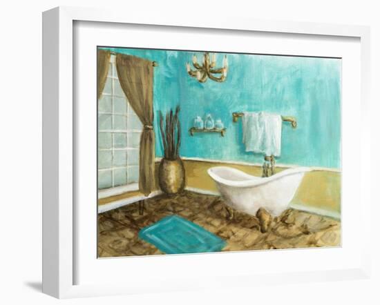 Golden Throne Room II-Walt Johnson-Framed Art Print