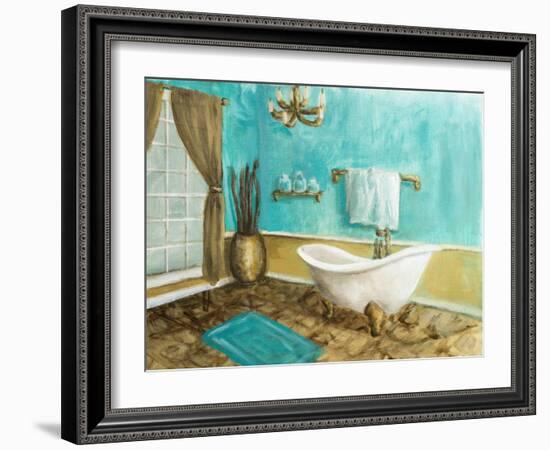 Golden Throne Room II-Walt Johnson-Framed Art Print