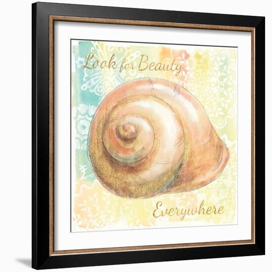 Golden Treasures Inspiration I-Beth Grove-Framed Art Print