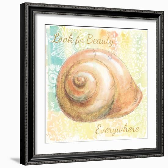 Golden Treasures Inspiration I-Beth Grove-Framed Art Print