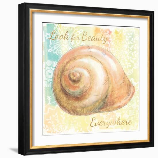 Golden Treasures Inspiration I-Beth Grove-Framed Art Print