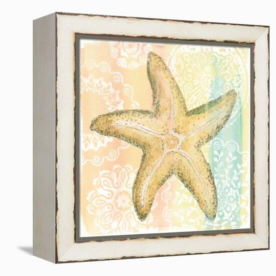 Golden Treasures VI-Beth Grove-Framed Stretched Canvas