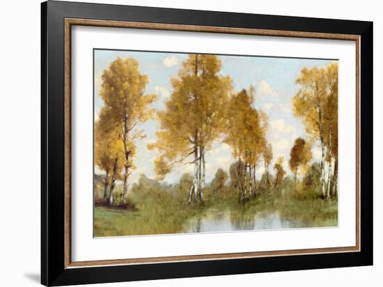 Golden Tree Pond I-Christy McKee-Framed Art Print
