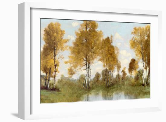 Golden Tree Pond I-Christy McKee-Framed Art Print