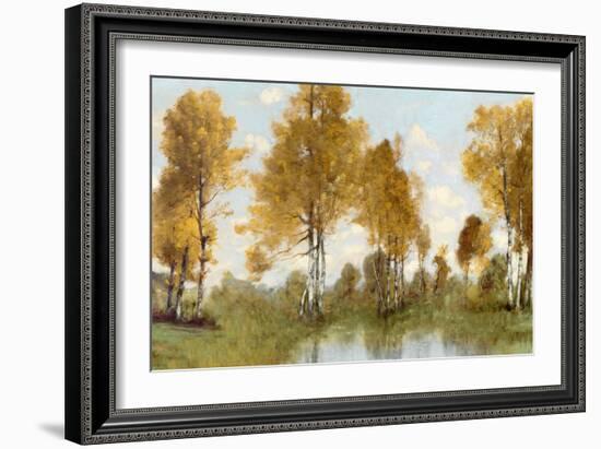 Golden Tree Pond I-Christy McKee-Framed Art Print