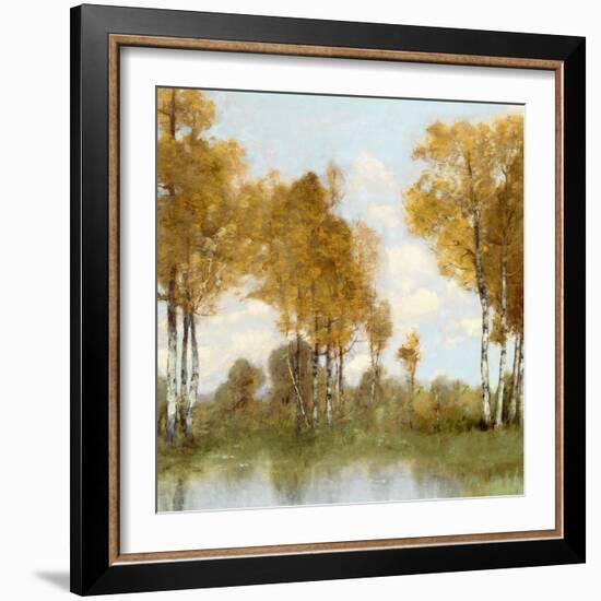 Golden Tree Pond II-Christy McKee-Framed Art Print