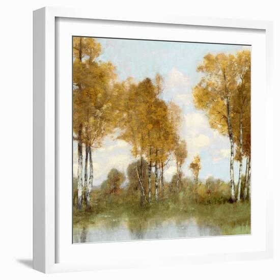 Golden Tree Pond II-Christy McKee-Framed Art Print