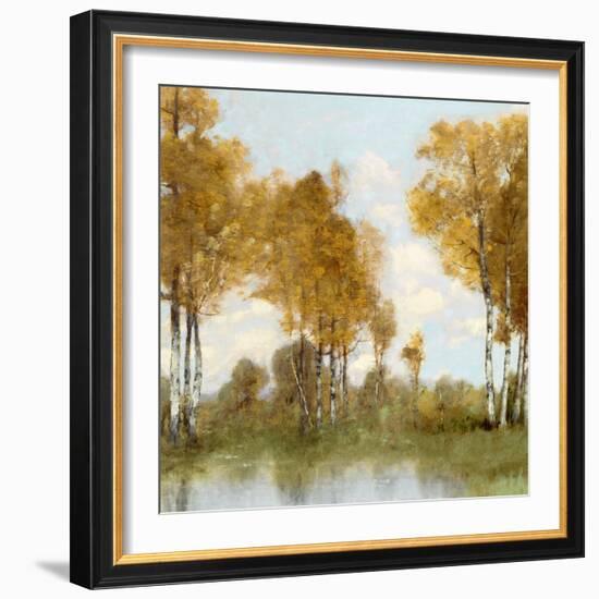 Golden Tree Pond II-Christy McKee-Framed Art Print