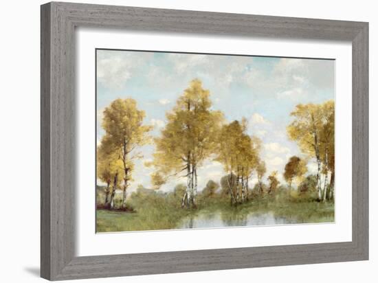 Golden Tree Pond IV-Christy McKee-Framed Art Print