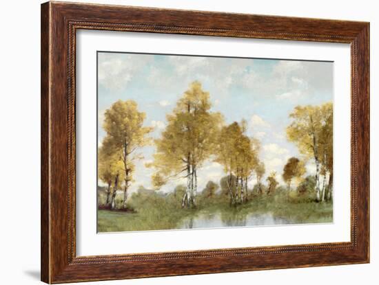 Golden Tree Pond IV-Christy McKee-Framed Art Print