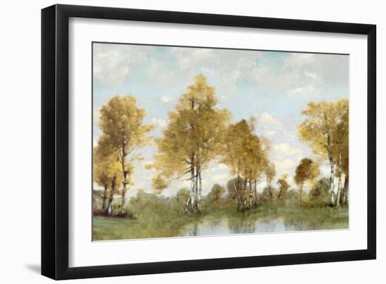 Golden Tree Pond IV-Christy McKee-Framed Art Print