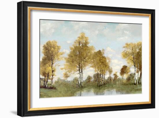 Golden Tree Pond IV-Christy McKee-Framed Art Print