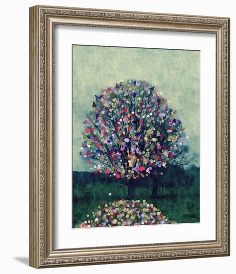 Golden tree shine-Claire Westwood-Framed Art Print