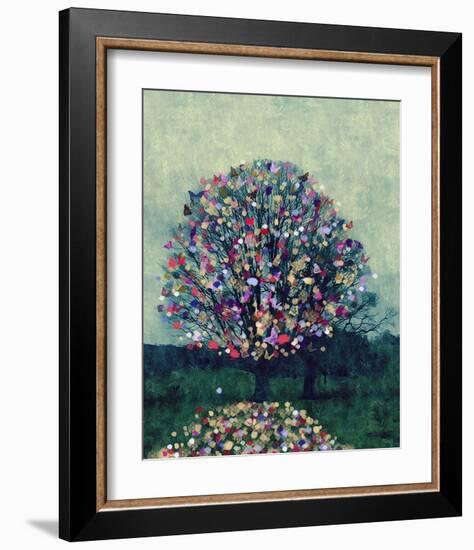 Golden tree shine-Claire Westwood-Framed Art Print