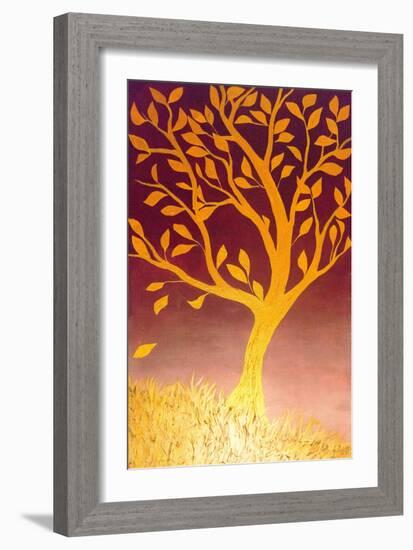 Golden Tree-Margaret Coxall-Framed Giclee Print