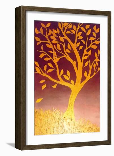 Golden Tree-Margaret Coxall-Framed Giclee Print
