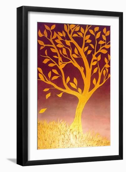 Golden Tree-Margaret Coxall-Framed Giclee Print