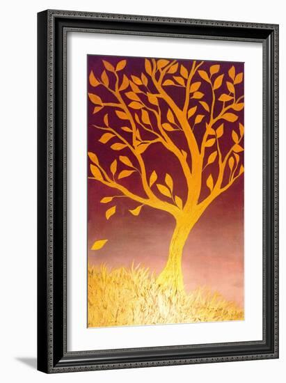 Golden Tree-Margaret Coxall-Framed Giclee Print