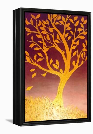 Golden Tree-Margaret Coxall-Framed Premier Image Canvas