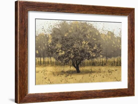 Golden Trees I Taupe-James Wiens-Framed Art Print