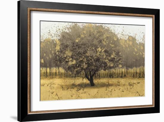 Golden Trees I Taupe-James Wiens-Framed Art Print