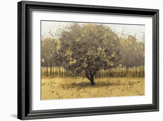 Golden Trees I Taupe-James Wiens-Framed Art Print