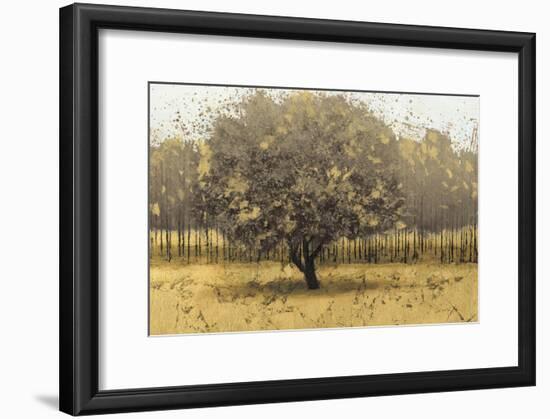 Golden Trees I Taupe-James Wiens-Framed Premium Giclee Print