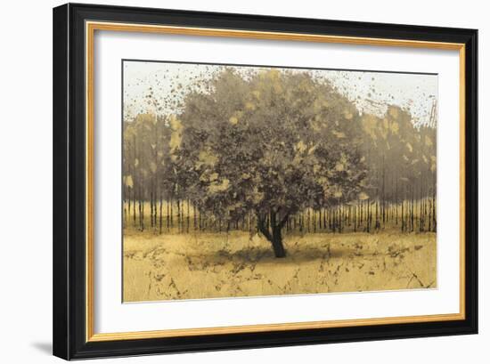 Golden Trees I Taupe-James Wiens-Framed Premium Giclee Print