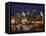 Golden Triangle Downtown Area from Mt. Washington, Pittsburgh, Pennsylvania-Walter Bibikow-Framed Premier Image Canvas