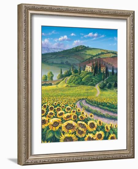 Golden Tuscana-Scott Westmoreland-Framed Art Print