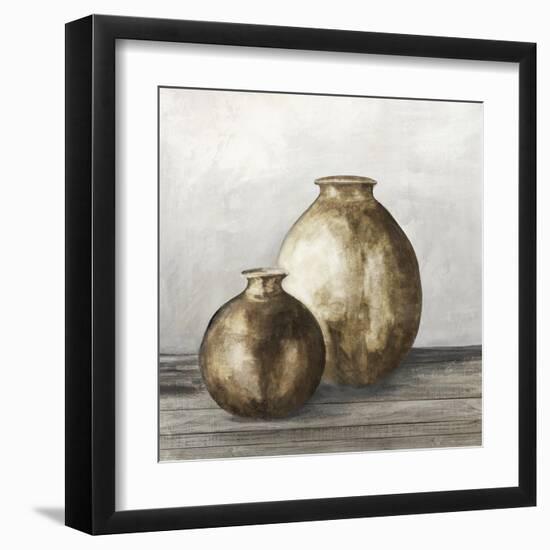 Golden Urnes I-Eva Watts-Framed Art Print