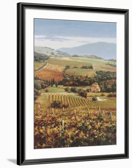 Golden Vineyard I-Ahn Seung Koo-Framed Art Print