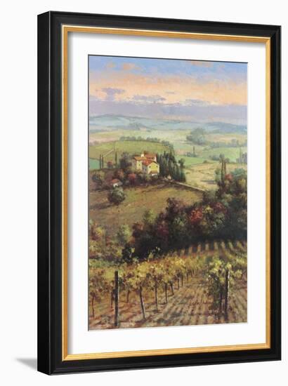 Golden Vineyard II-Ahn Seung Koo-Framed Art Print