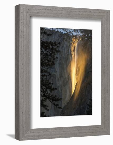 Golden Waterfall-Bjoern Alicke-Framed Photographic Print