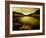 Golden Waters Cliffside-Jan Lakey-Framed Photographic Print