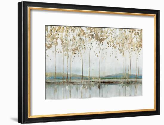 Golden Whisper-Isabelle Z-Framed Art Print