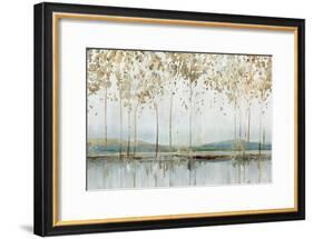 Golden Whisper-Isabelle Z-Framed Art Print