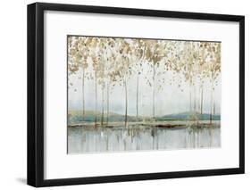 Golden Whisper-Isabelle Z-Framed Art Print