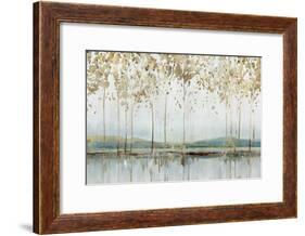 Golden Whisper-Isabelle Z-Framed Art Print